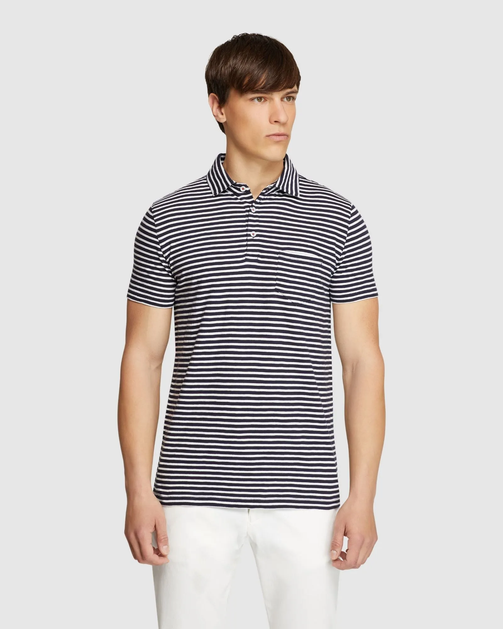 Chester Stripe Polo sold by Oxford Shop product image thumbnail 4