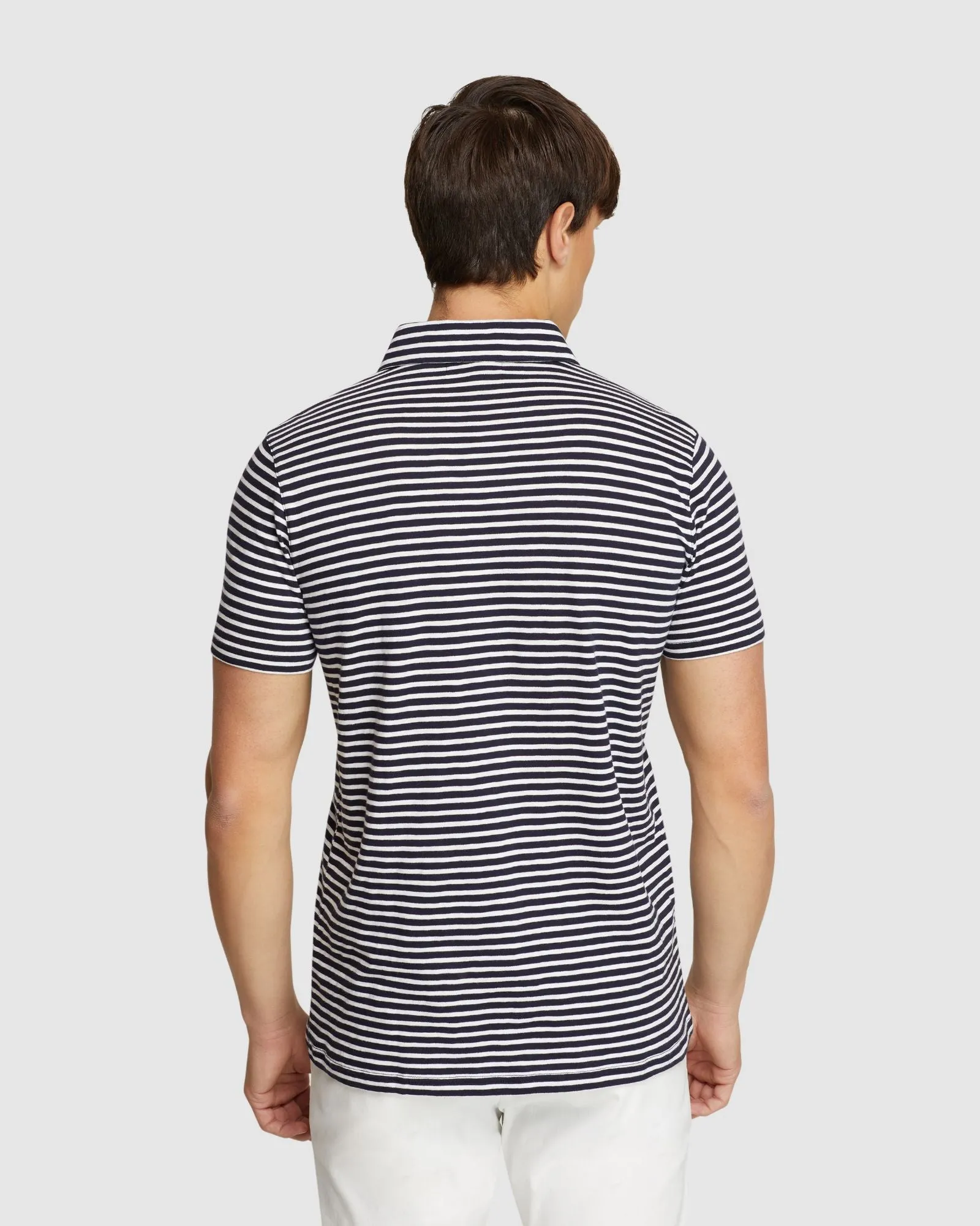 Chester Stripe Polo sold by Oxford Shop product image thumbnail 3