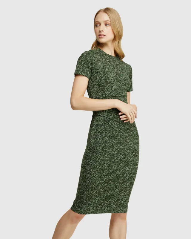 Hartley Animal Prted Jersey Dress sold by Oxford Shop