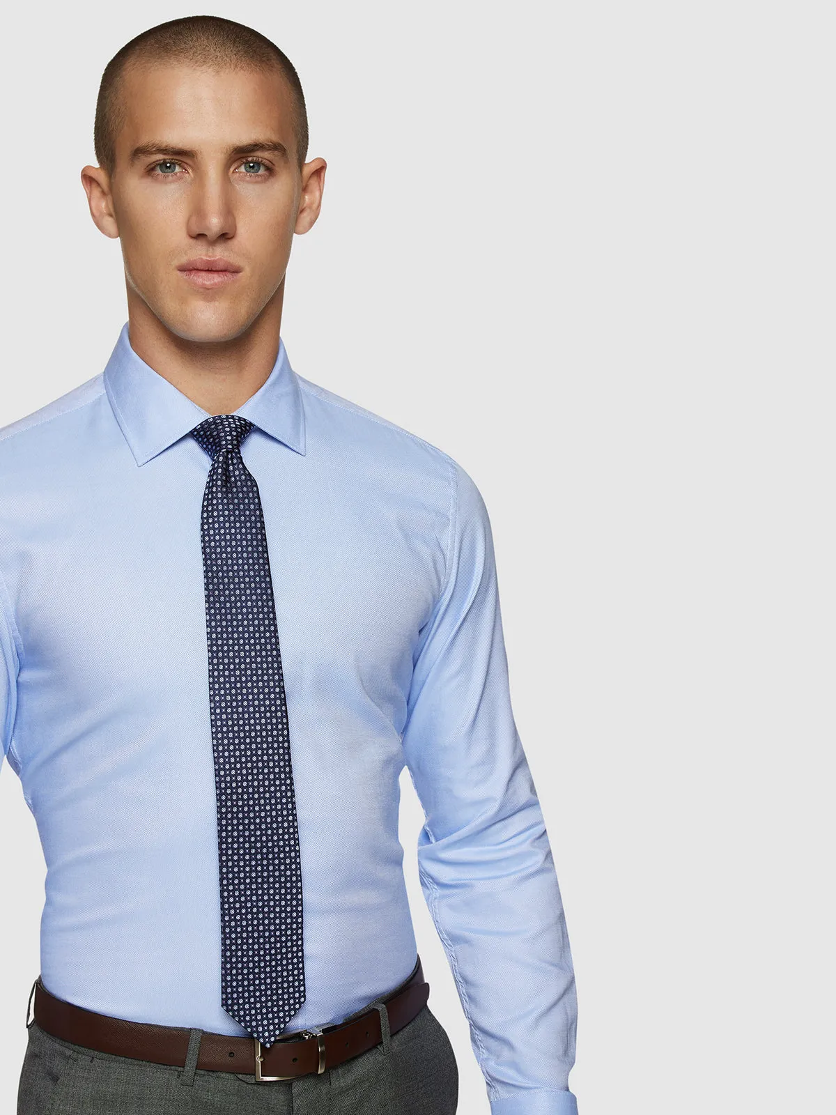 Beckton Dobby Easy Care Shirt sold by Oxford Shop product image thumbnail 3