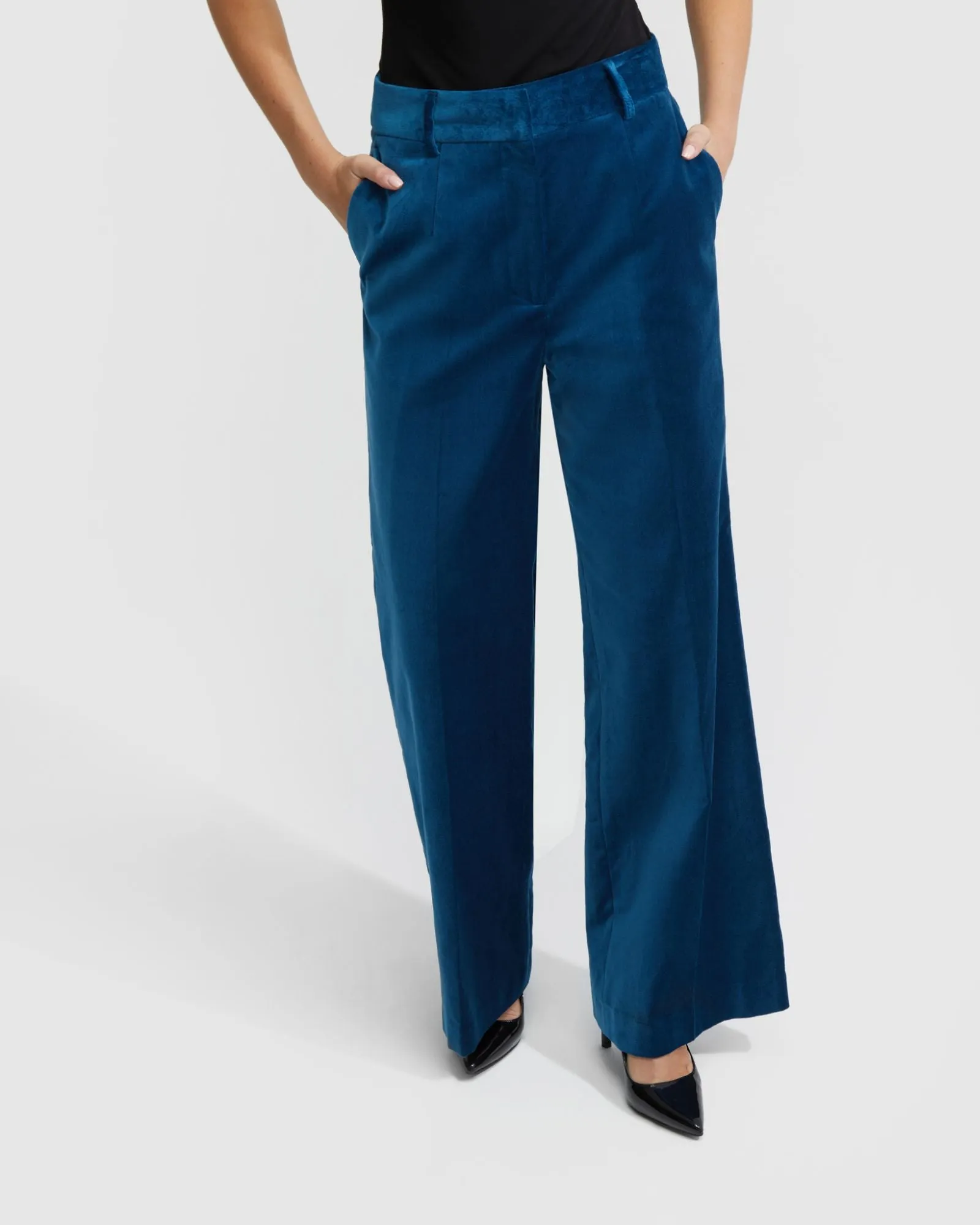 Lydia Velvet Trousers sold by Oxford Shop product image thumbnail 4