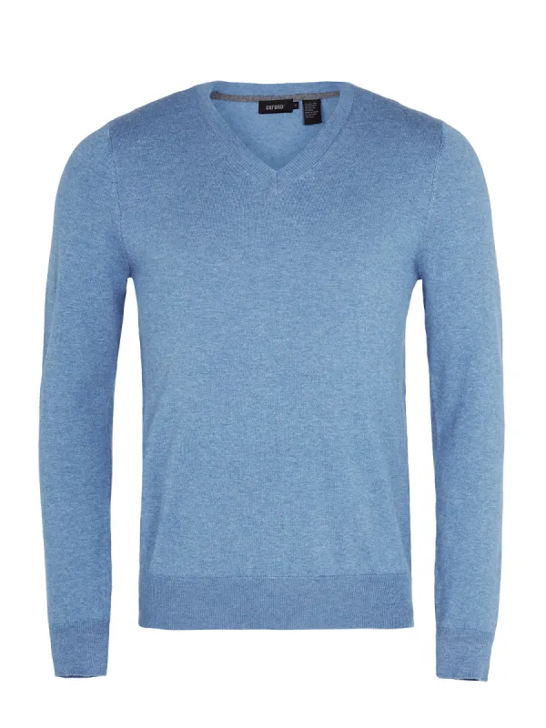 BAMBOO BLEND V-NECK sold by Oxford Shop