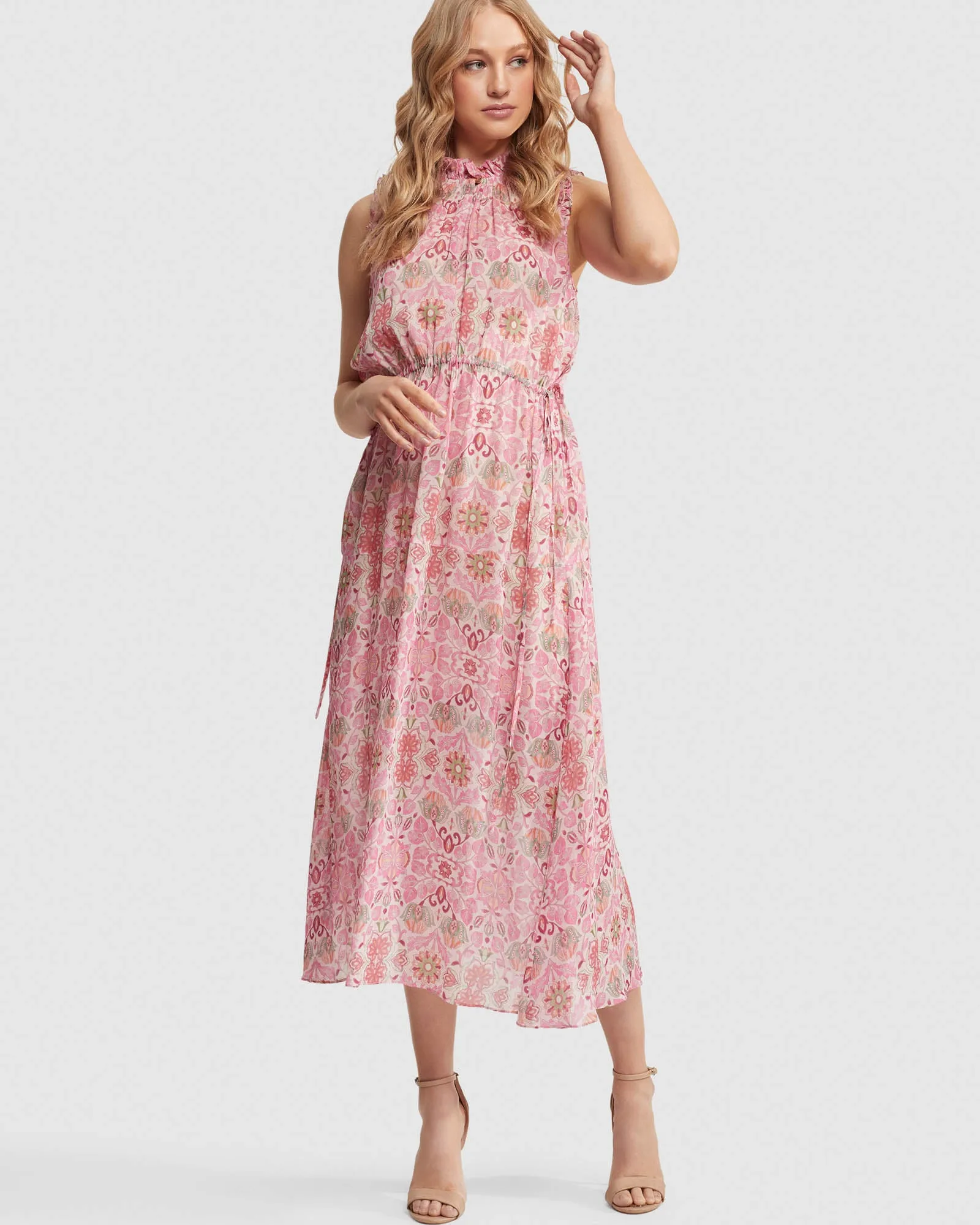 Alena Floral Printed Dress sold by Oxford Shop product image thumbnail 4