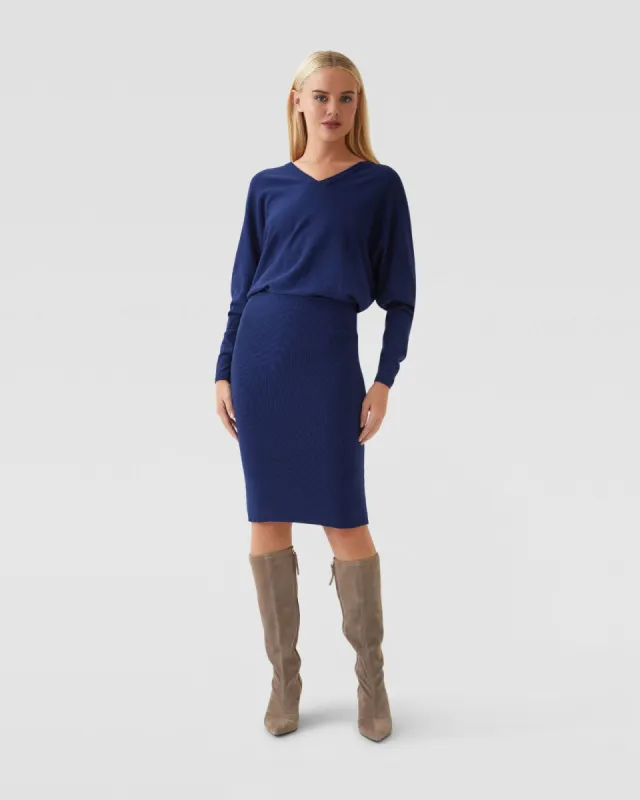 Francesca V-Neck Knitted Dress sold by Oxford Shop