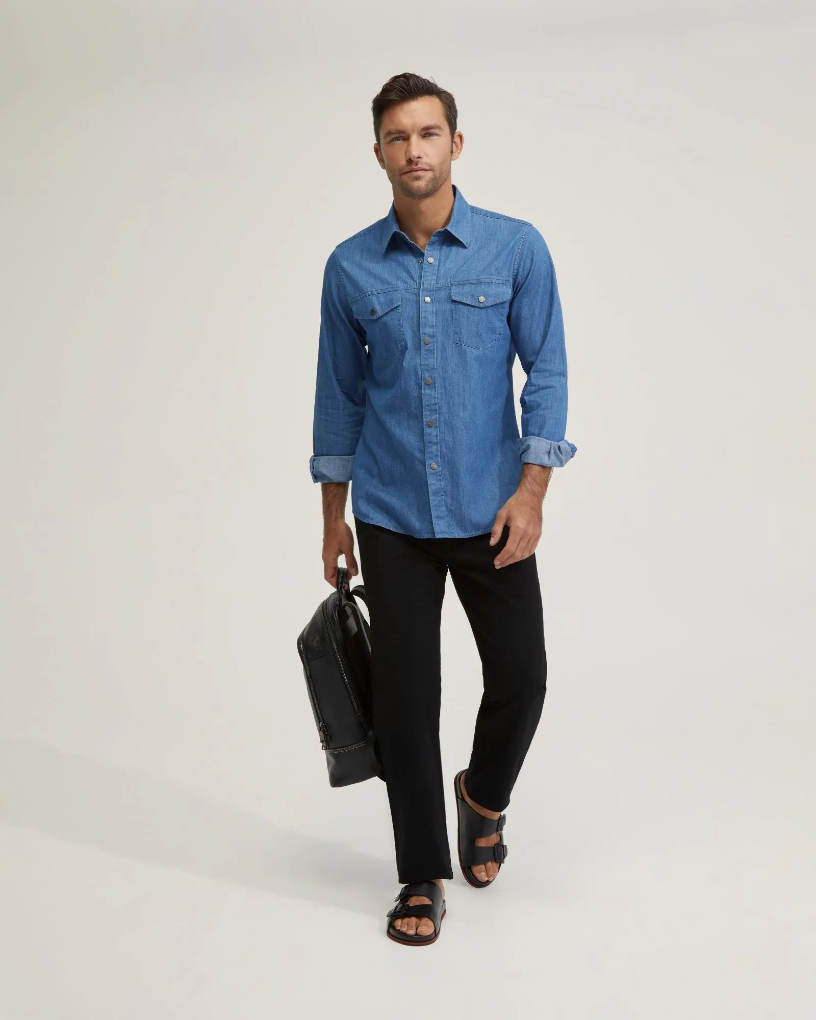 Regular Fit Denim Shirt sold by Oxford Shop