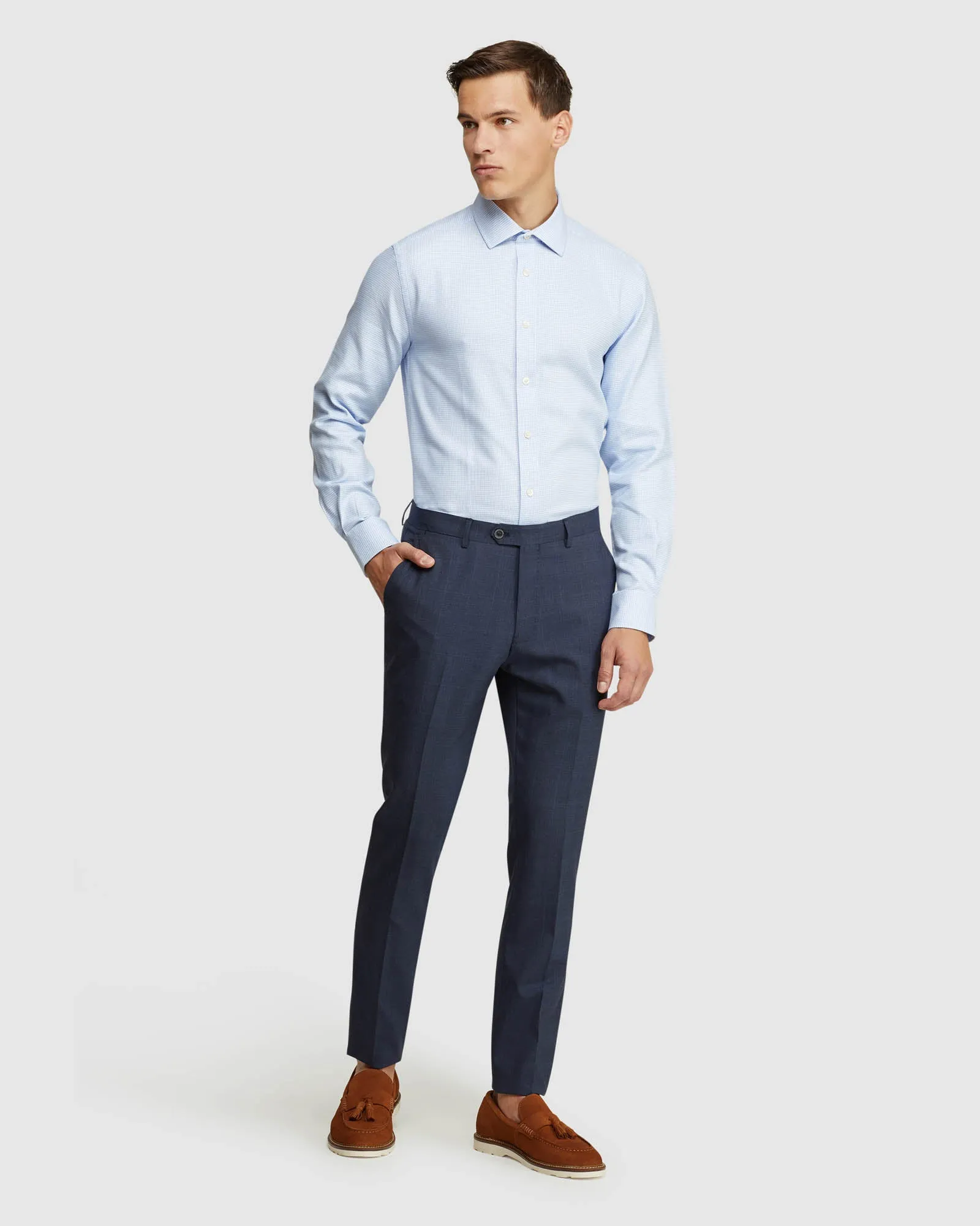 Beckton Dobby Shirt sold by Oxford Shop product image thumbnail 5