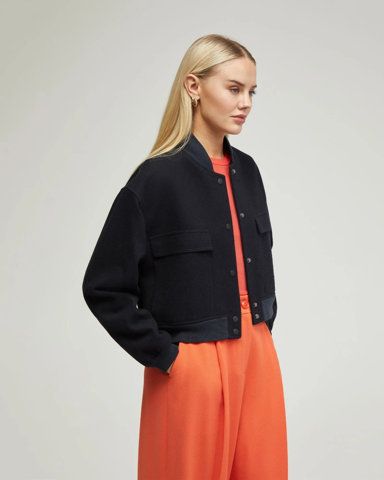 Freya Wool Rich Bomber Jacket sold by Oxford Shop product image thumbnail 2