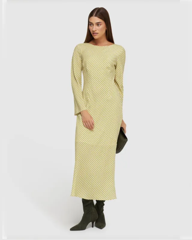 Camille Spot Print Dress sold by Oxford Shop