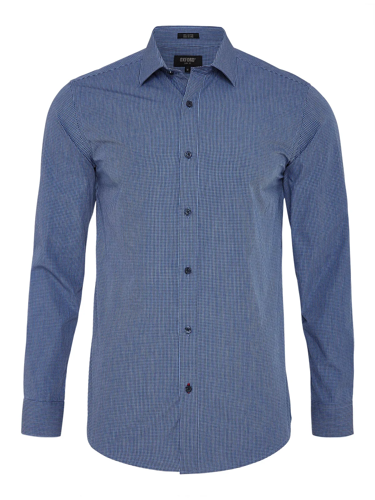 Kenton Mini Check Shirt sold by Oxford Shop product image thumbnail 2