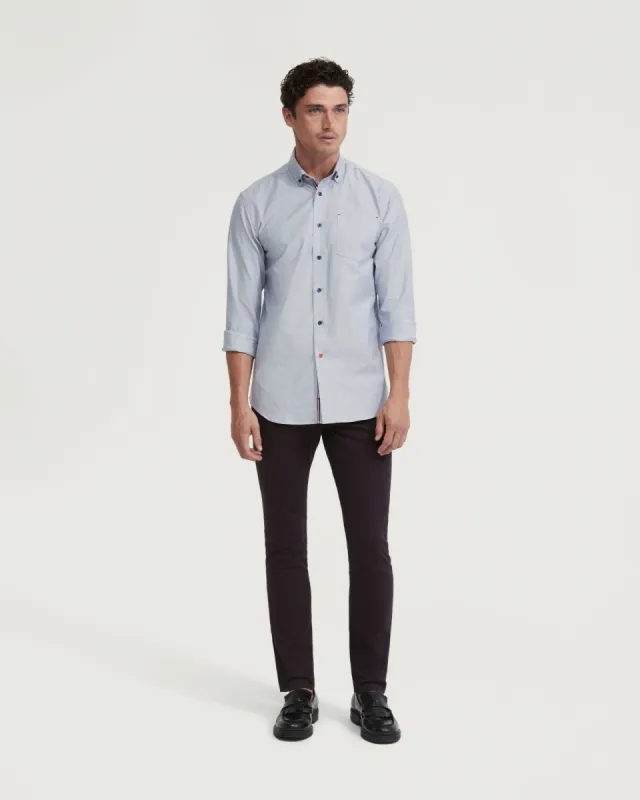 Stratton Oxford Weave Cottn Shirt sold by Oxford Shop