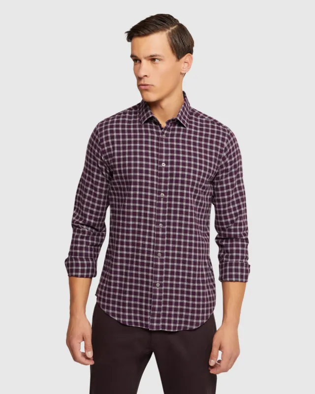 Stratton Slim Fit Check Shirt sold by Oxford Shop