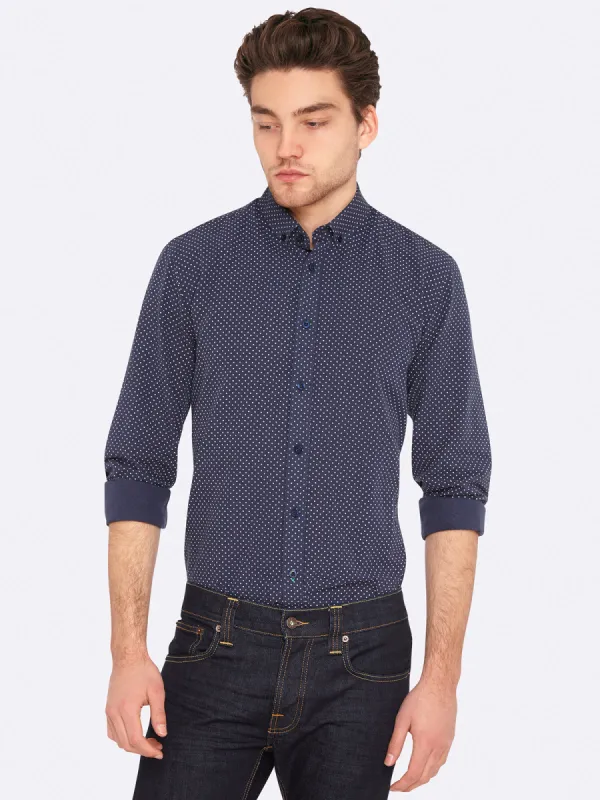 Stratton Printed Shirt sold by Oxford Shop