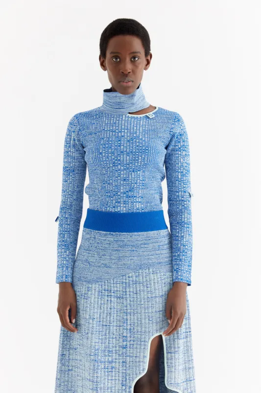 SUSAN MOCK NECK LONG SLEEVE PULLOVER made by PH5