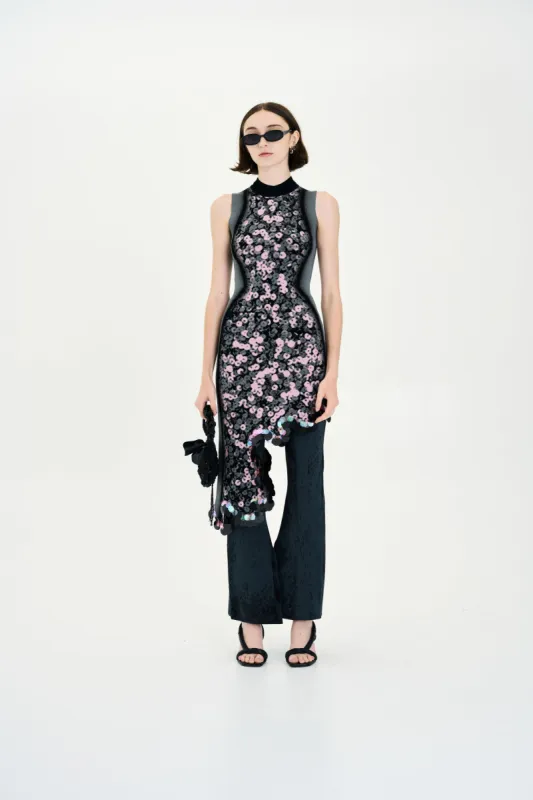 IRIS SIGNATURE WAVY DRESS WITH SEQUINS sold by PH5