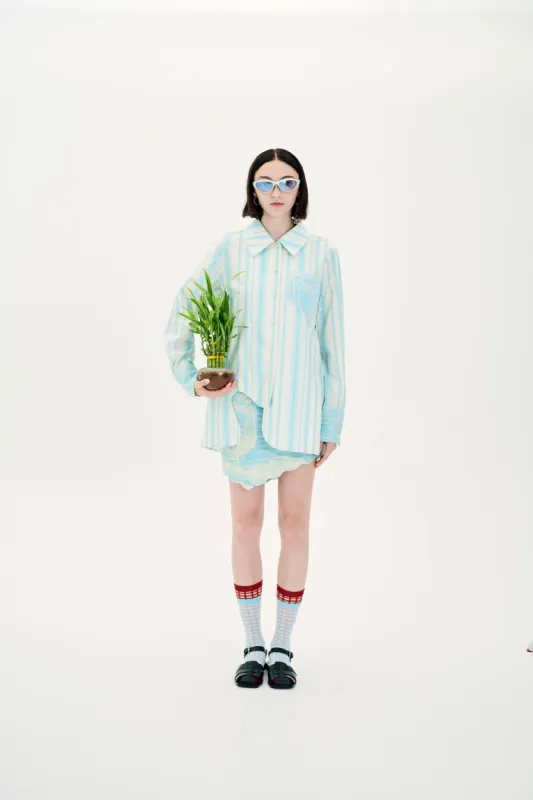 PROTEA MIXED MEDIA OVERSIZED SHIRT sold by PH5