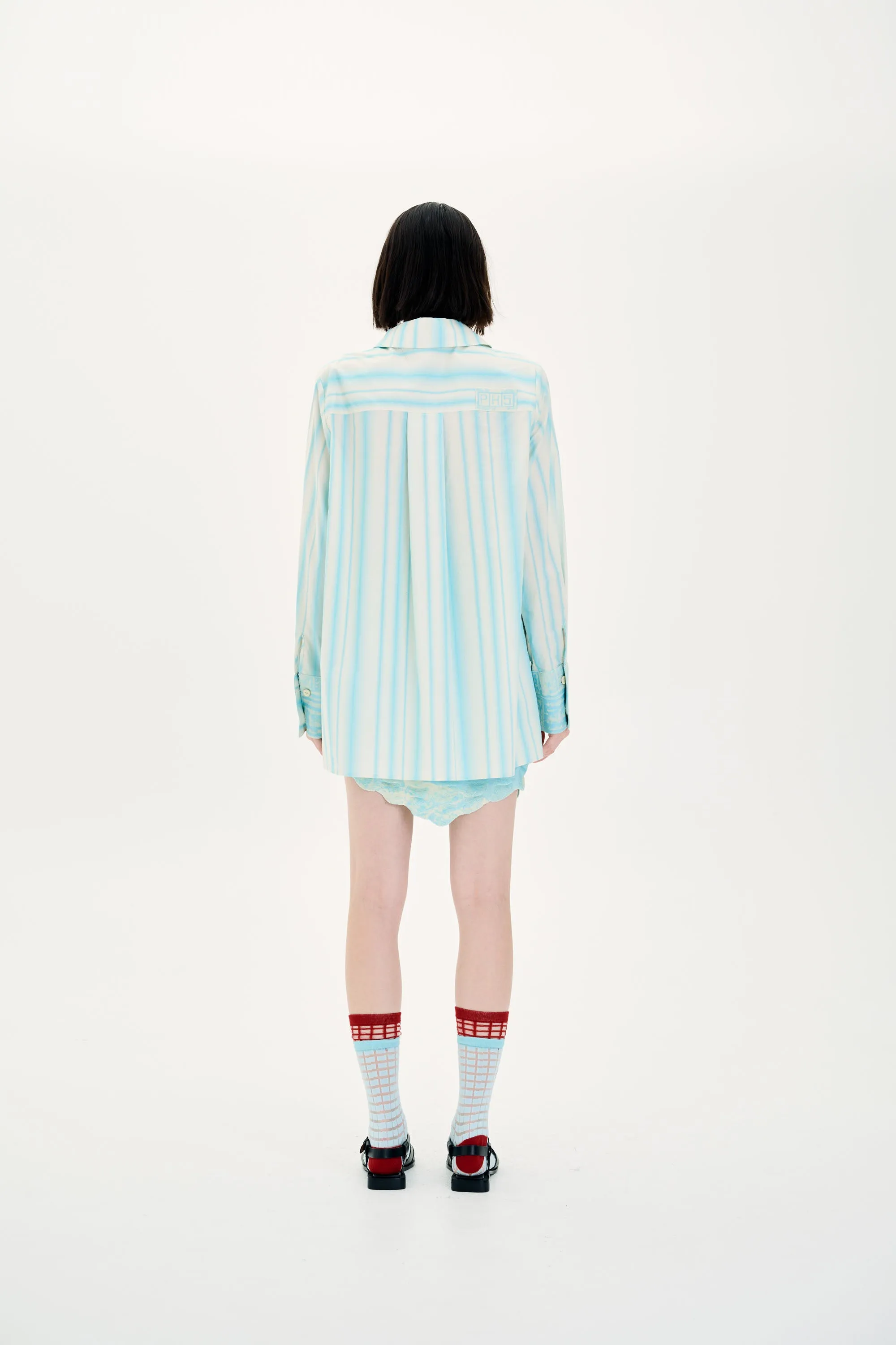 PROTEA MIXED MEDIA OVERSIZED SHIRT sold by PH5 product image thumbnail 3