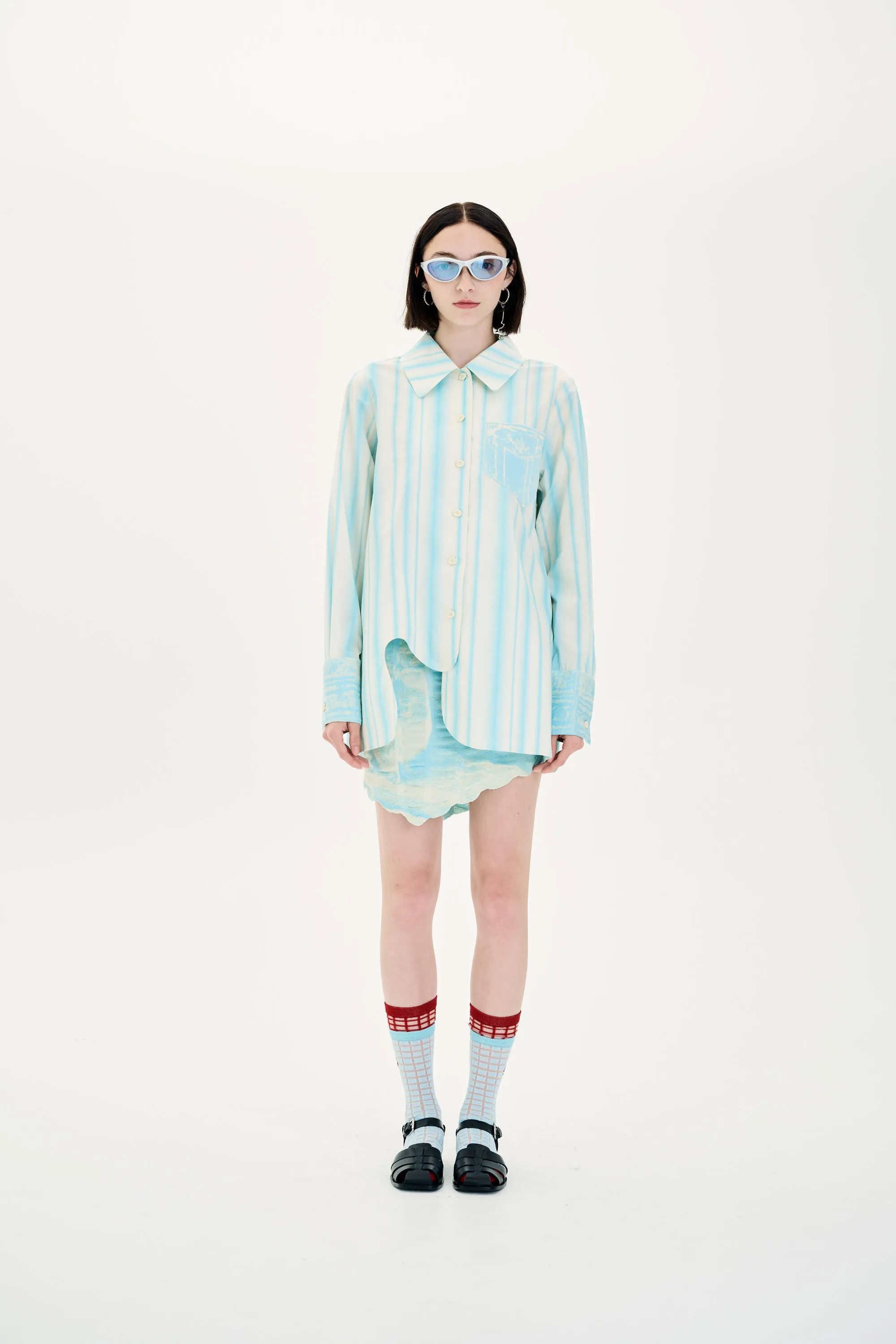 PROTEA MIXED MEDIA OVERSIZED SHIRT sold by PH5 product image thumbnail 2