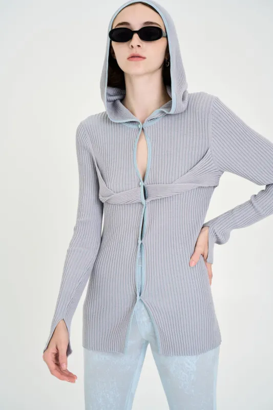 ORCHID METALLIC LONG SLEEVE HOODY made by PH5