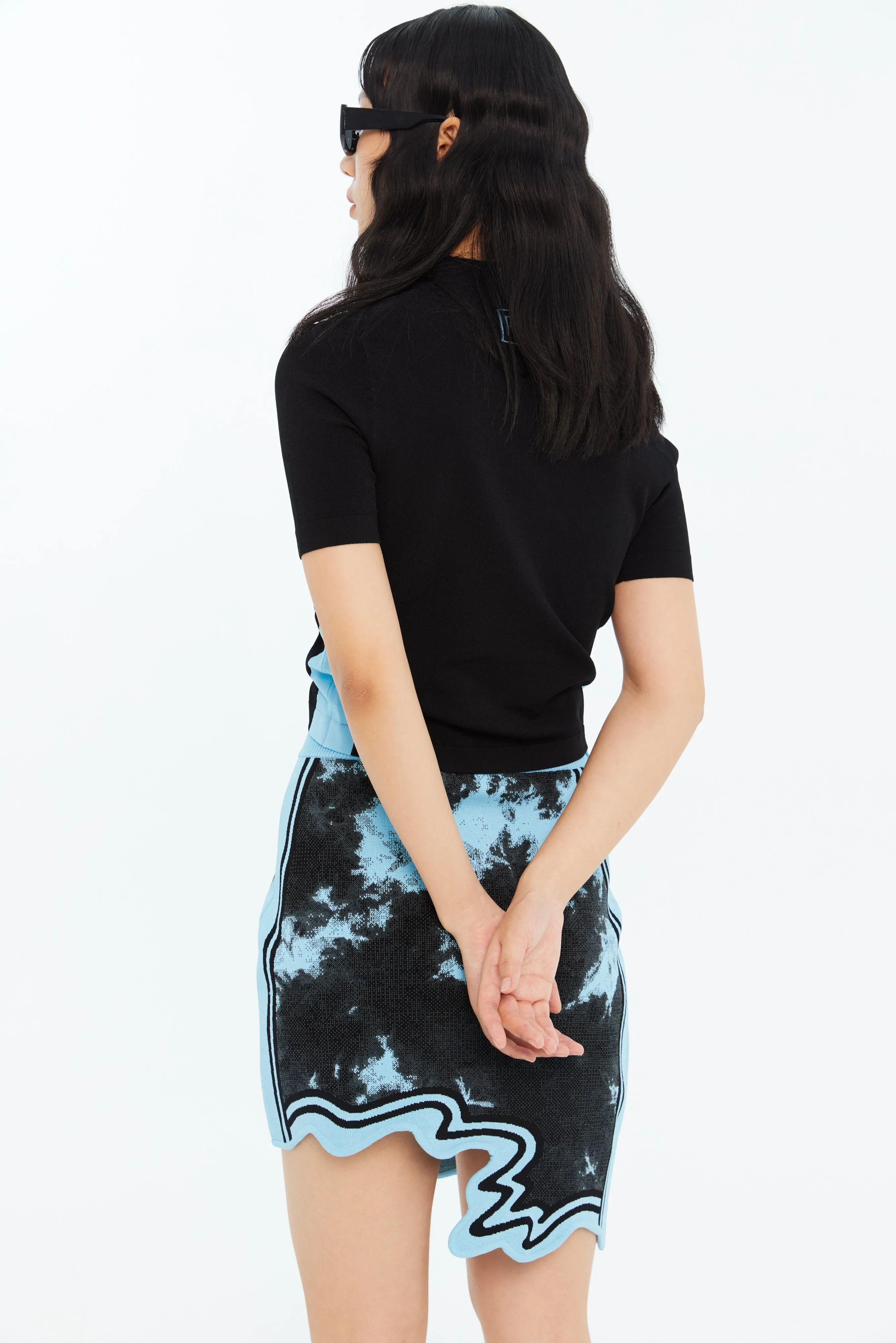 SALEM ECO "TIE DYE" WAVY MINI SKIRT sold by PH5 product image thumbnail 4