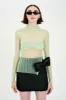 JUWON ORGANZA PLEATED SHEER TOP sold by PH5