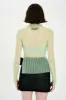 JUWON ORGANZA PLEATED SHEER TOP sold by PH5