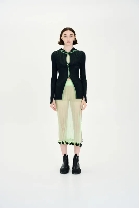 ORCHID METALLIC LONG SLEEVE HOODY sold by PH5