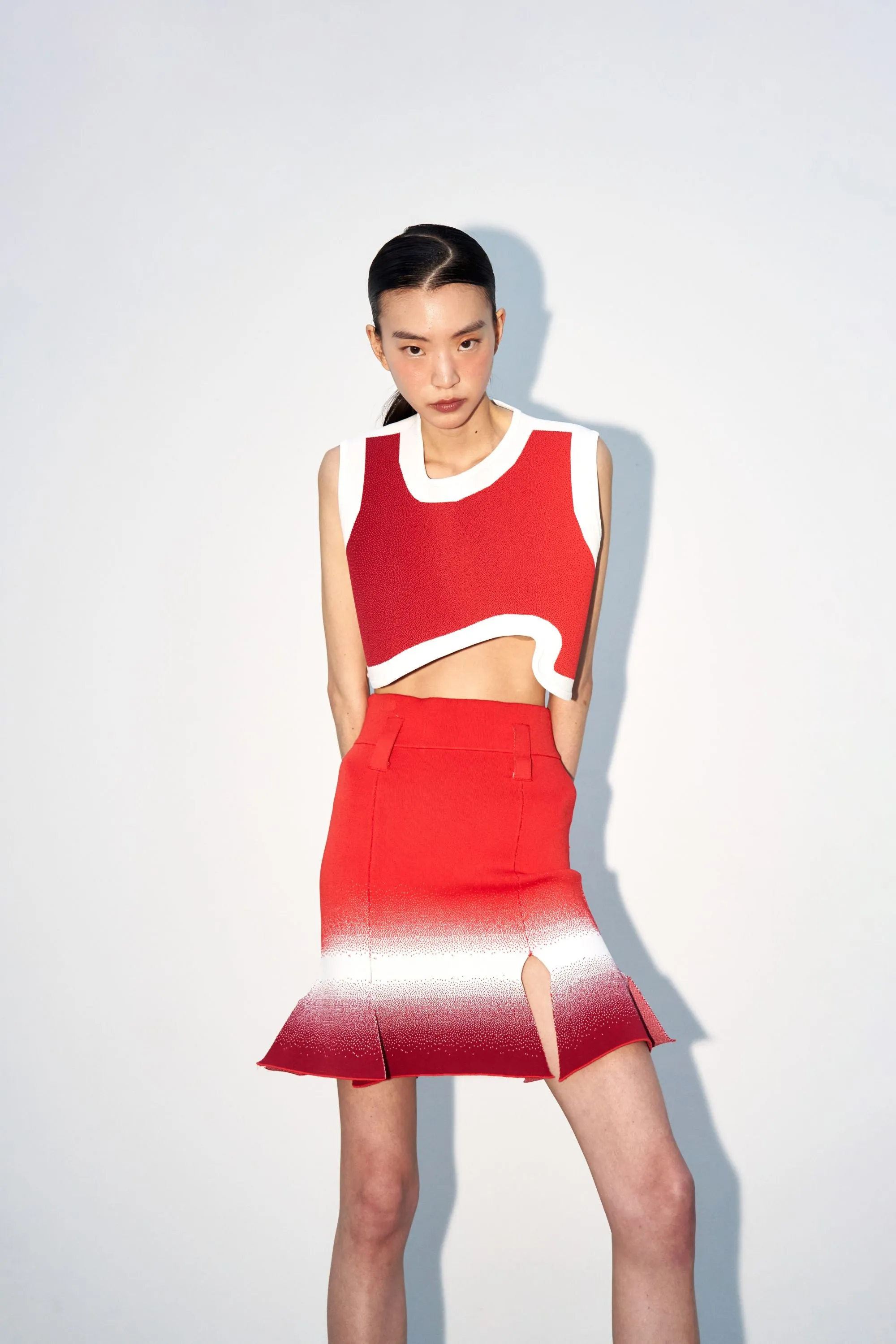 ASTER GRADIENT PRINT CARWASH SKIRT sold by PH5 product image thumbnail 4