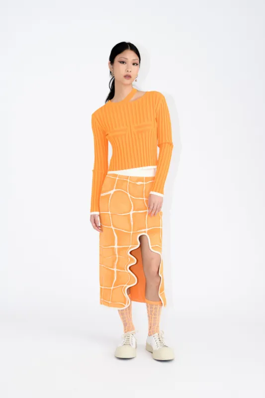 PIPE LONG SLEEVE CROPPED TOP sold by PH5