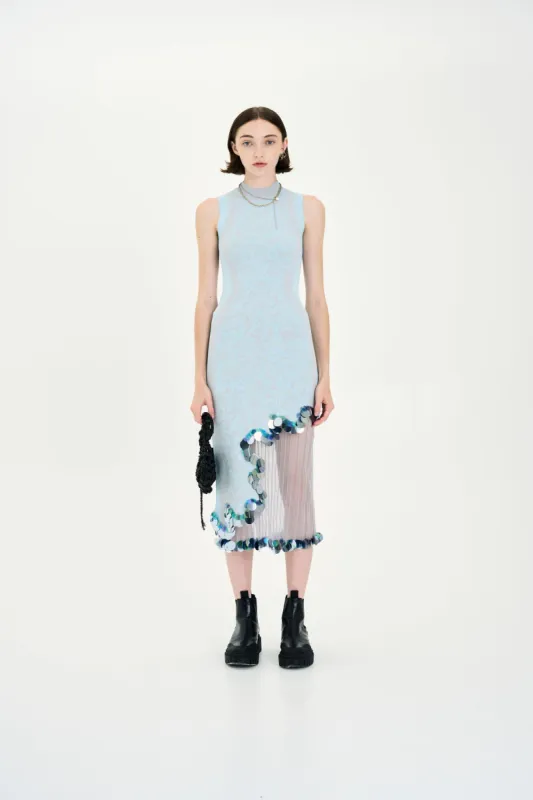 IRIS SIGNATURE WAVY DRESS WITH SEQUINS sold by PH5