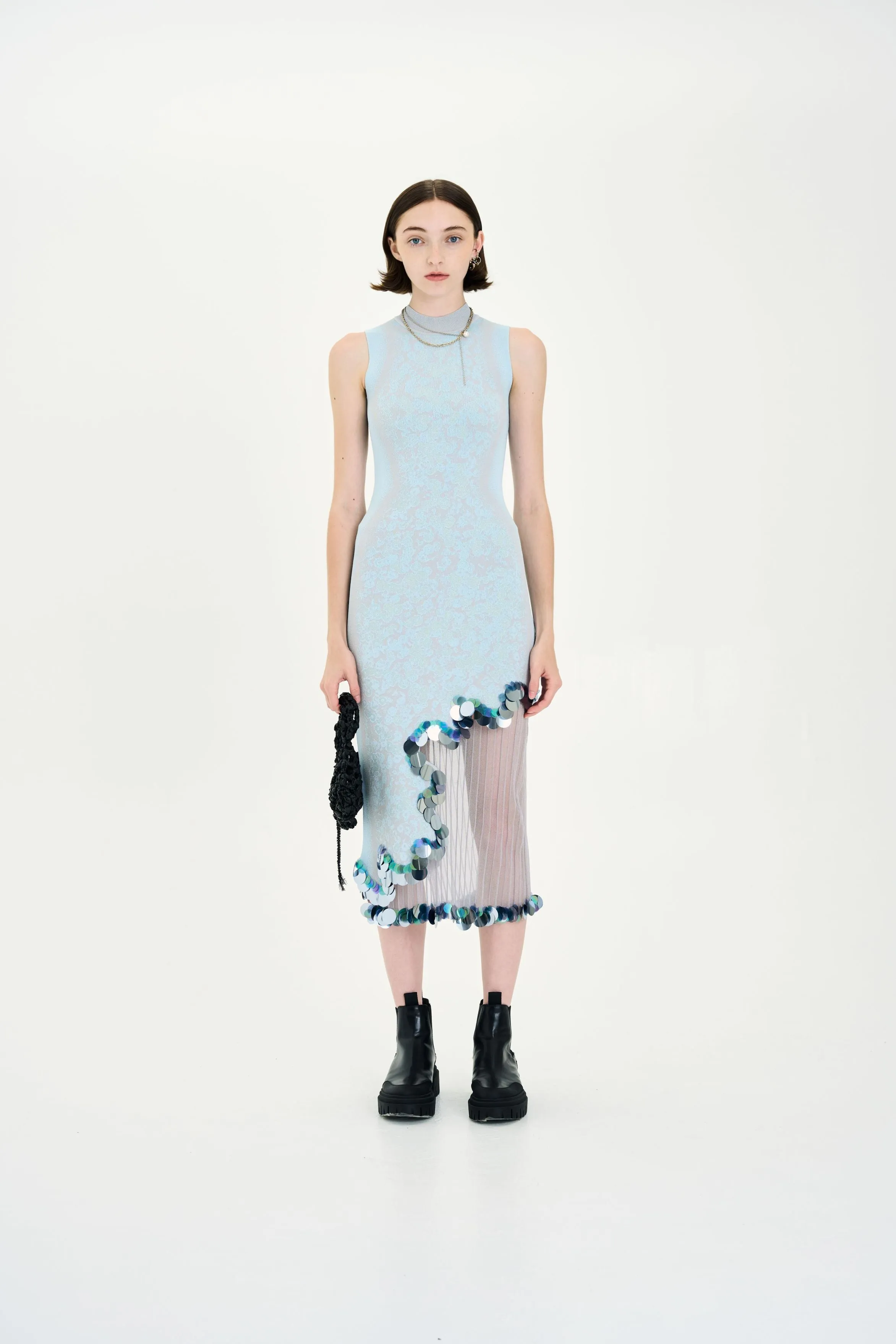 IRIS SIGNATURE WAVY DRESS WITH SEQUINS sold by PH5