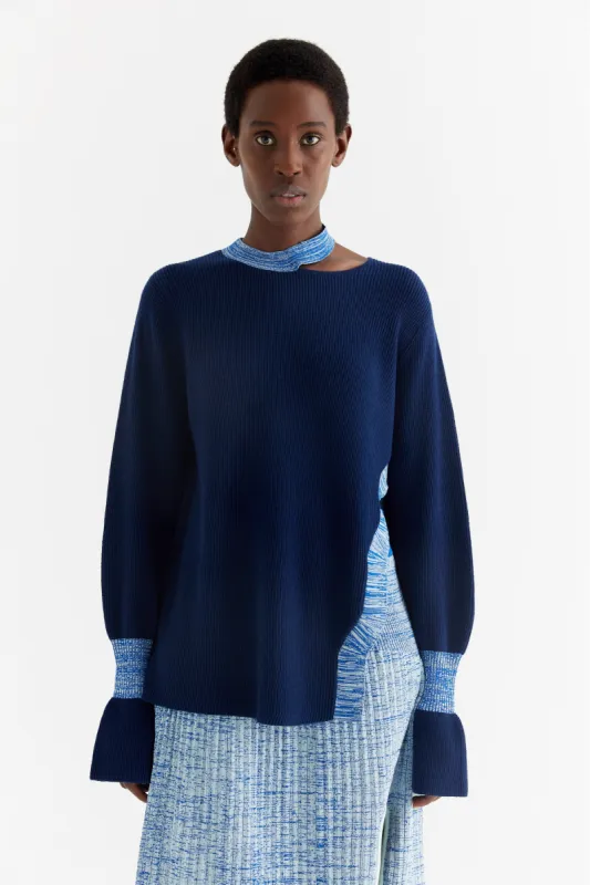 KAYNE MERINO WOOL MOCK NECK PULLOVER made by PH5
