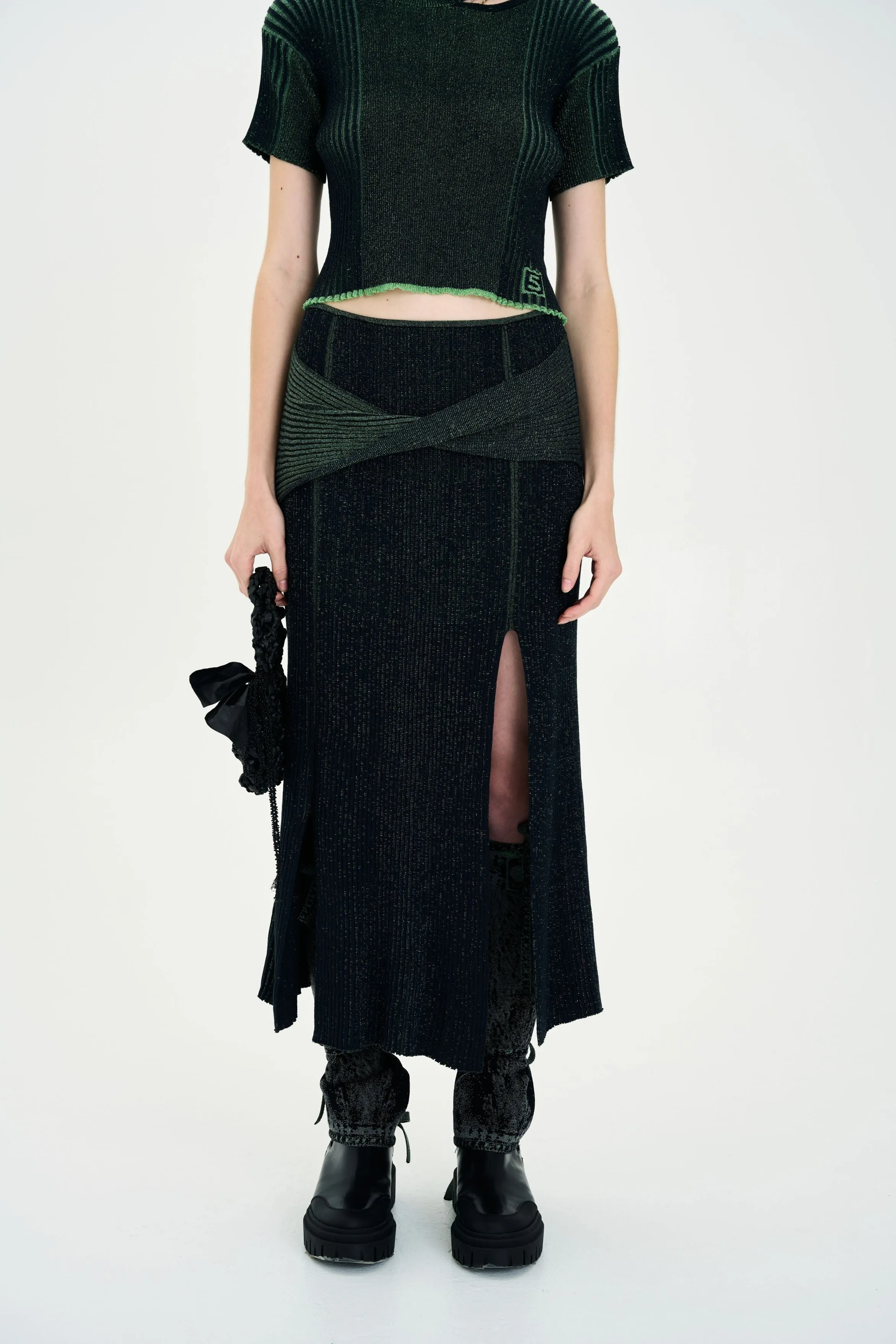 KALMIA METALLIC CARWASH SKIRT sold by PH5