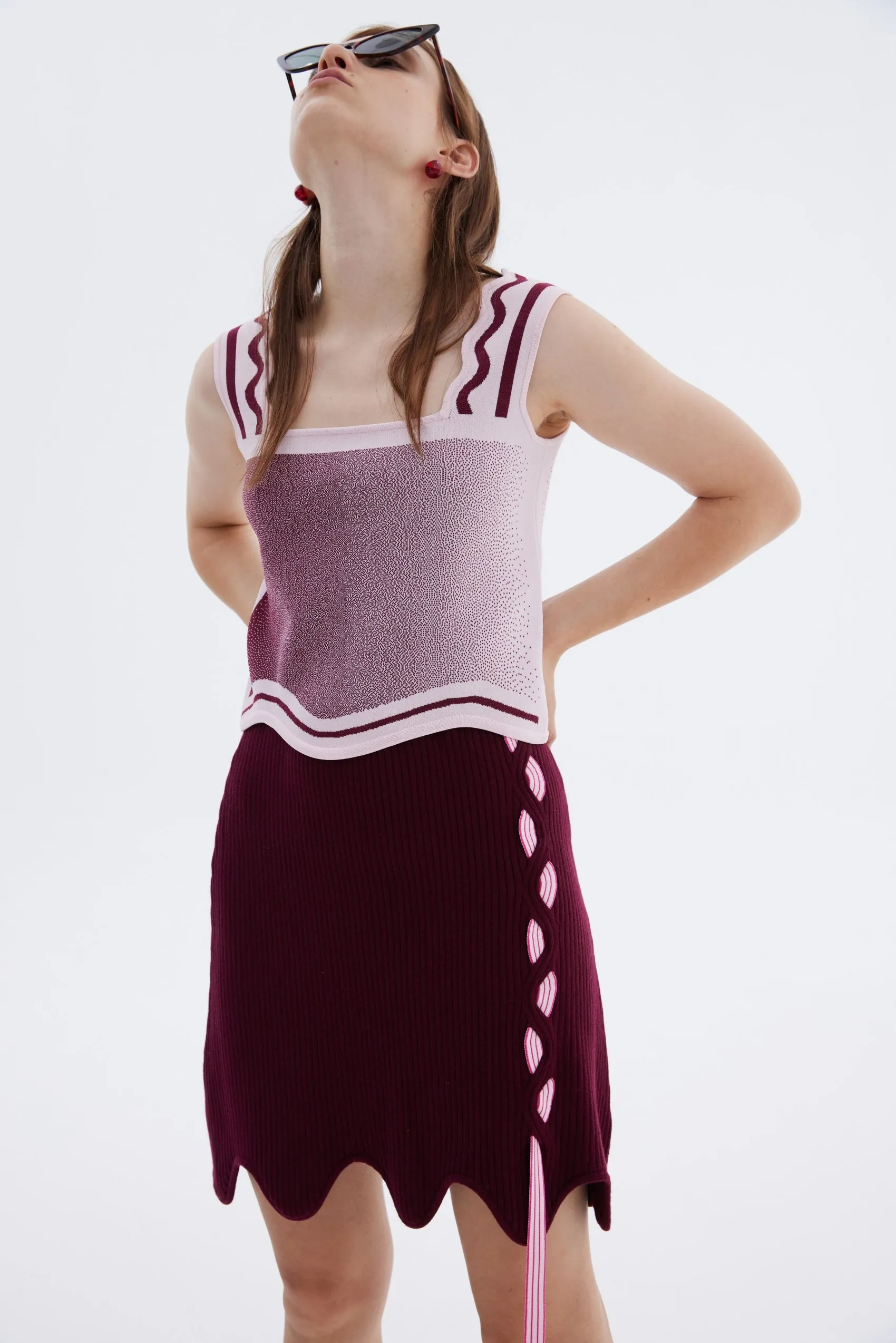 ZANE WAVY CROPPED TANK sold by PH5 product image thumbnail 2