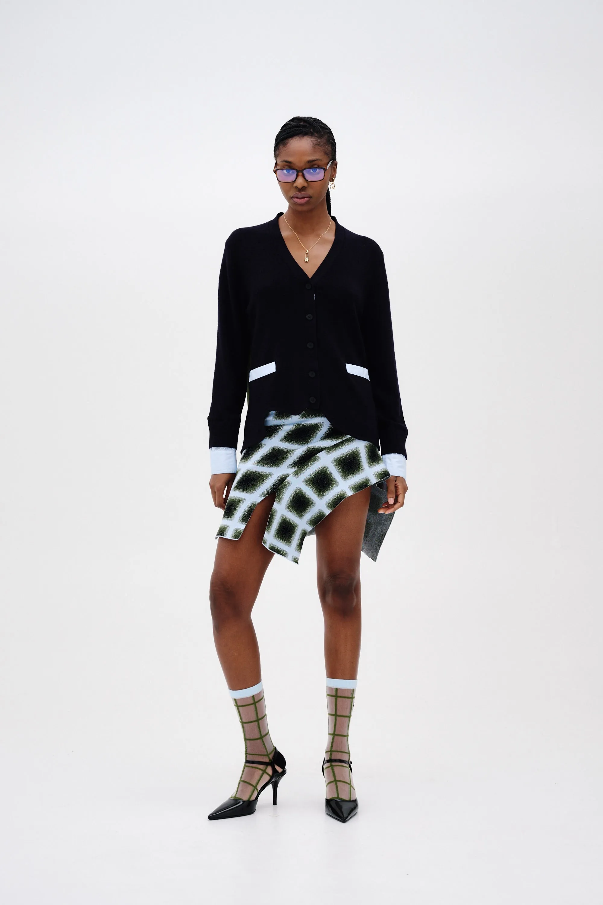 LILO COLOR BLOCKED MERINO WOOL CARDIGAN sold by PH5