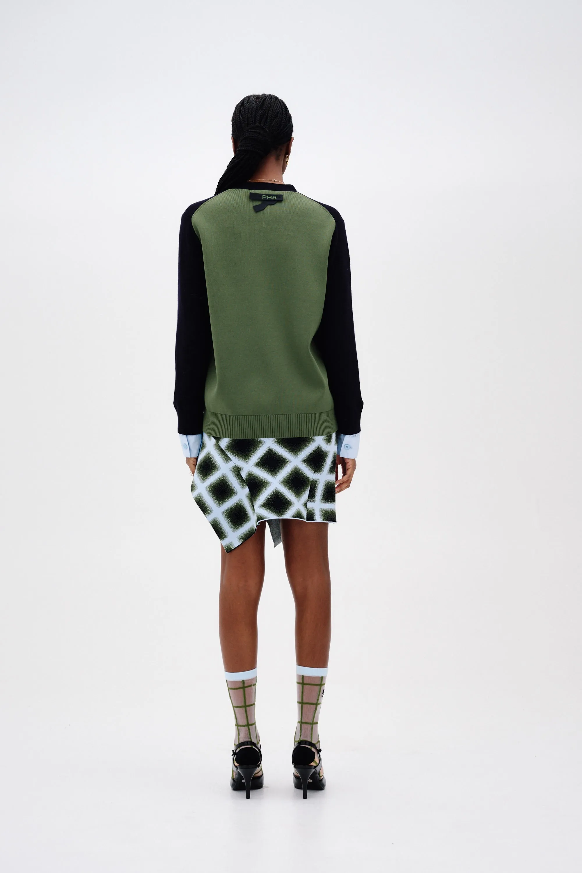 LILO COLOR BLOCKED MERINO WOOL CARDIGAN sold by PH5 product image thumbnail 4