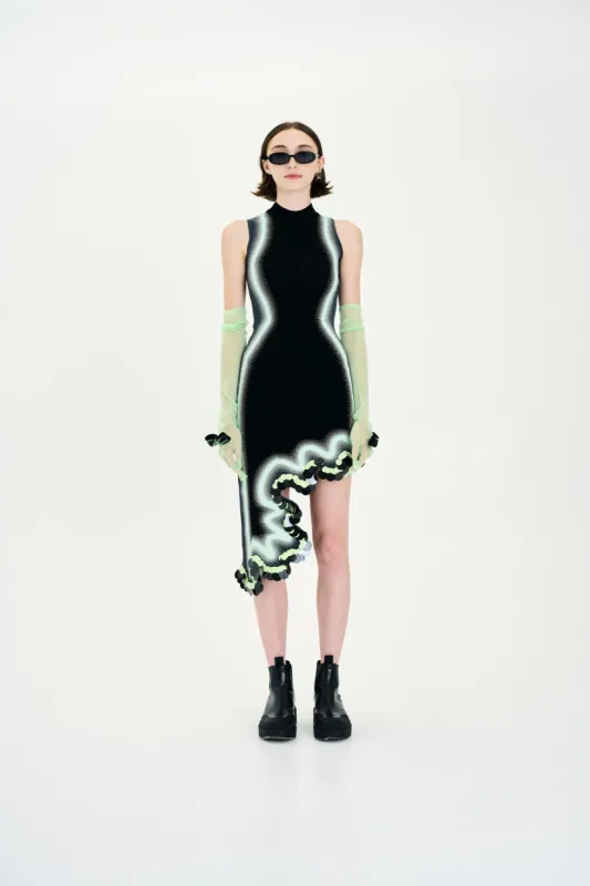 LILA SIGNATURE WAVY DRESS WITH SEQUINS sold by PH5