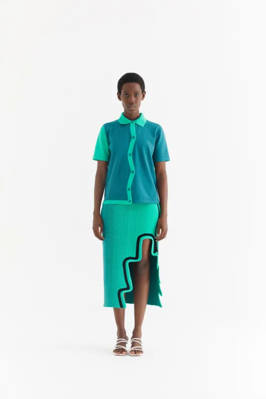 RAGO WAVY MIDI SKIRT sold by PH5