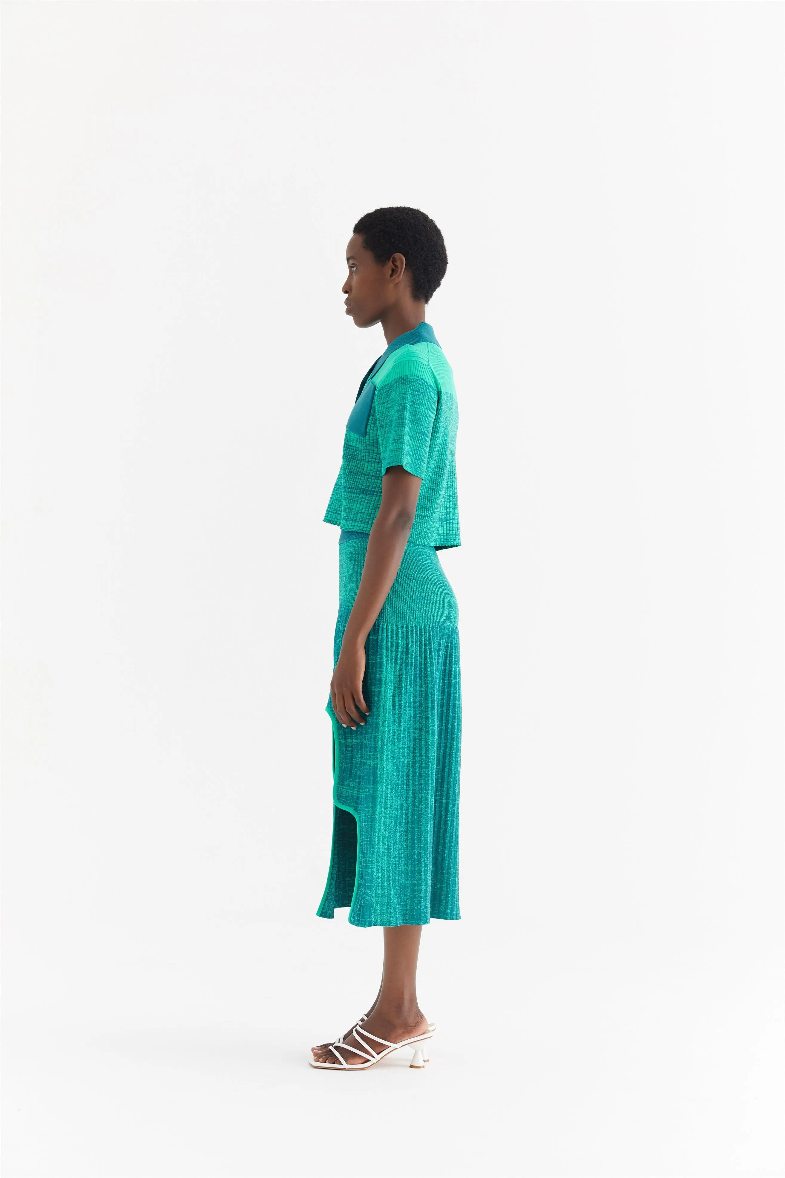 RONIN CROPPED POLO SHIRT sold by PH5 product image thumbnail 3