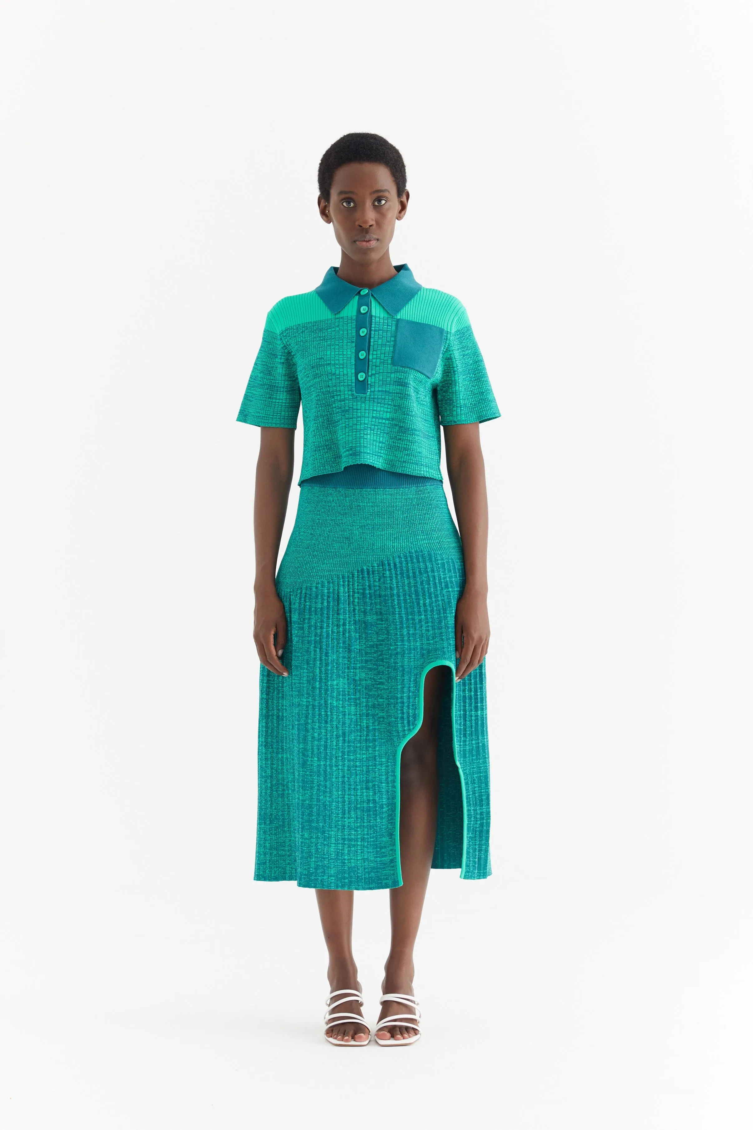 RONIN CROPPED POLO SHIRT sold by PH5 product image thumbnail 2