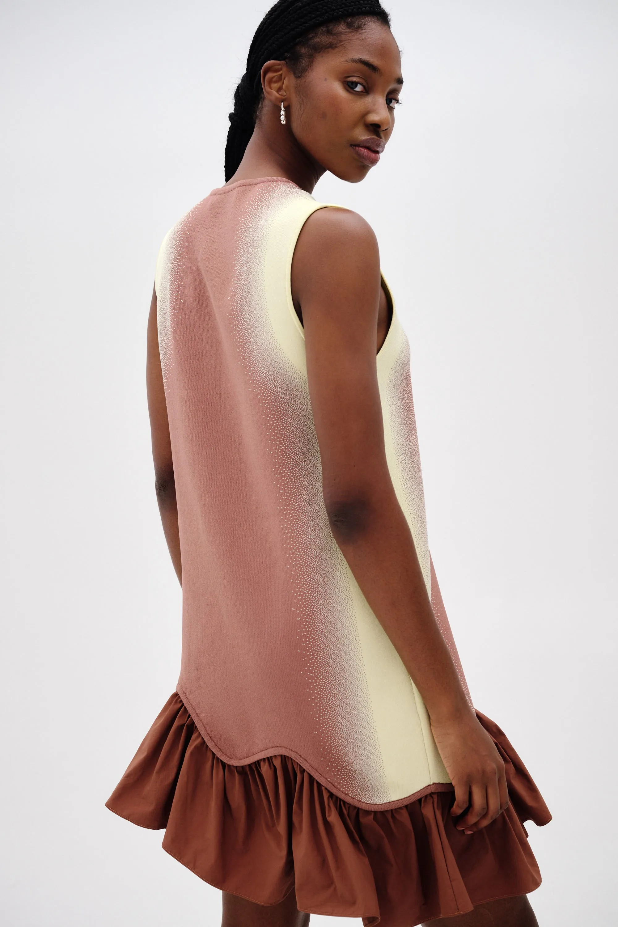 MOCHI MIXED MEDIA TANK DRESS sold by PH5