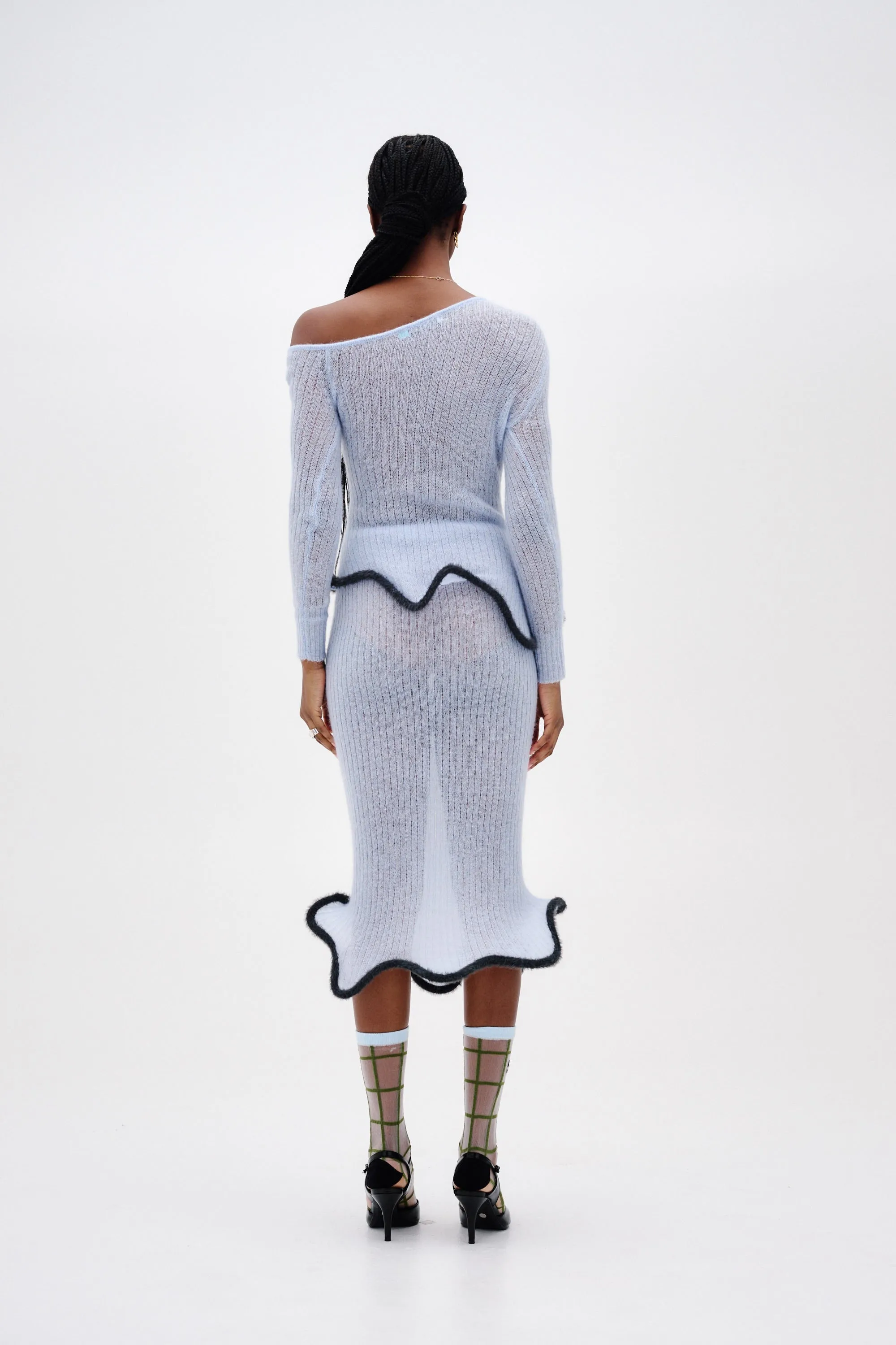 GINNY ALPACA WAVY MIDI SKIRT sold by PH5 product image thumbnail 3