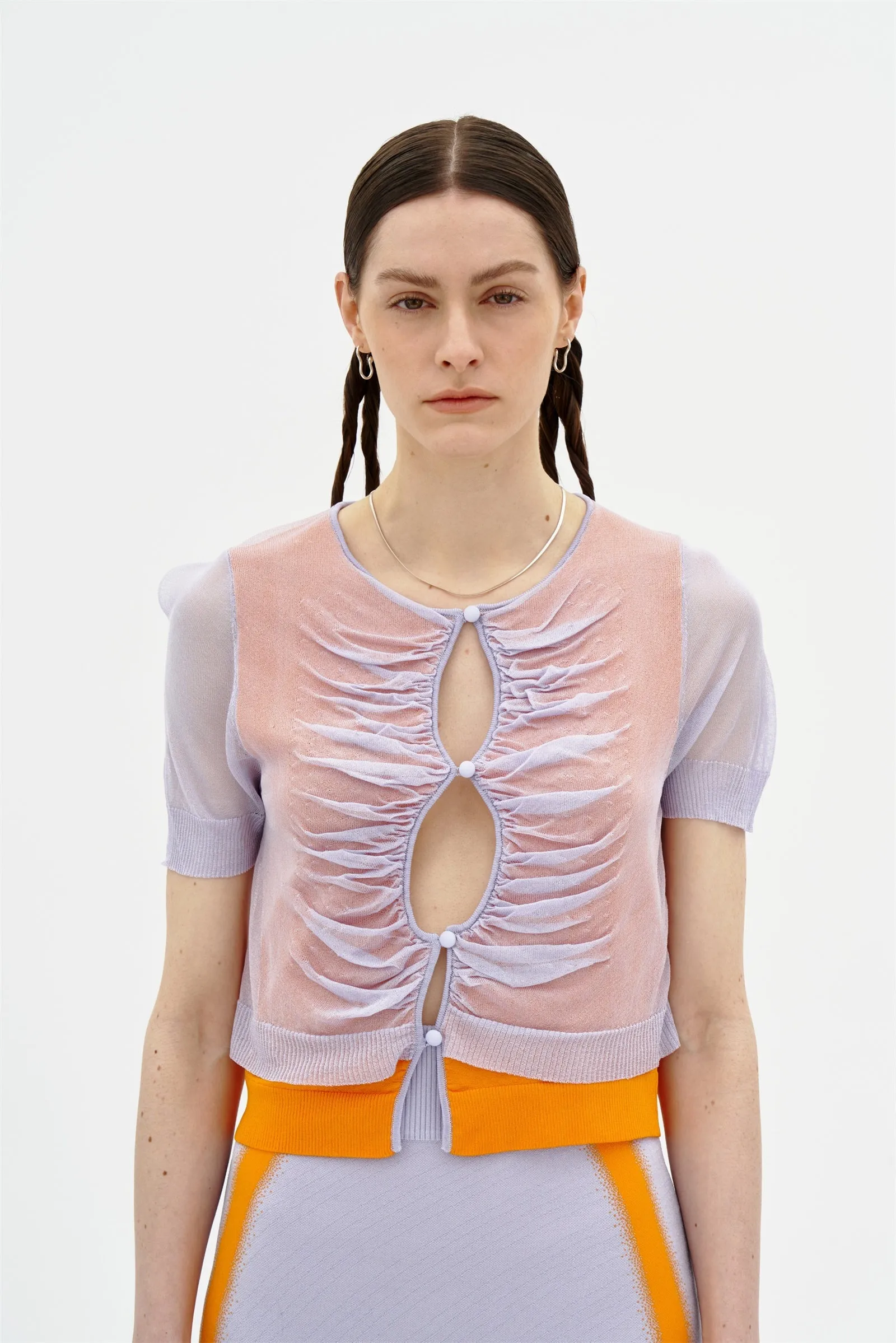 NALA SHEER LAYERING CROPPED TEE sold by PH5
