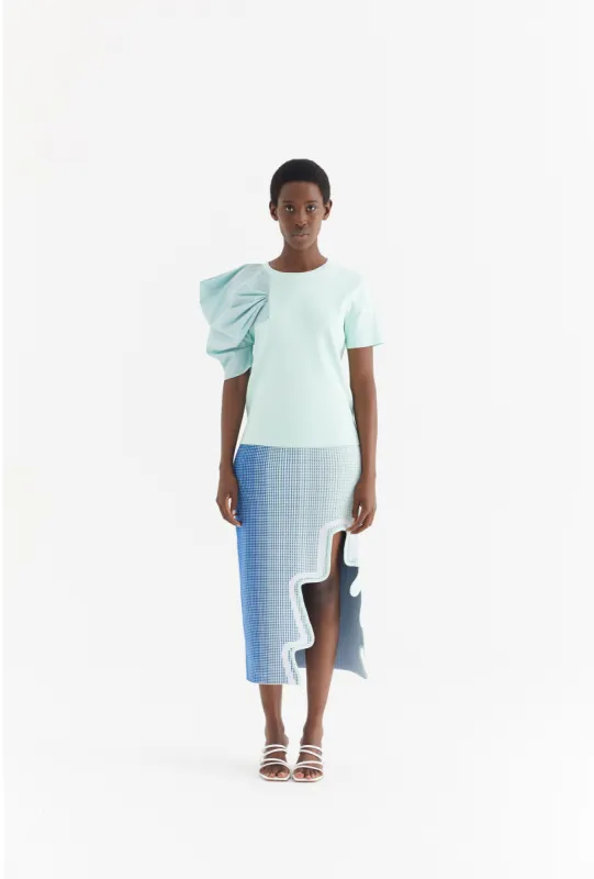 RAGO WAVY MIDI SKIRT sold by PH5