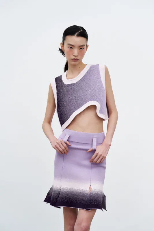 ASTER GRADIENT PRINT CARWASH SKIRT sold by PH5