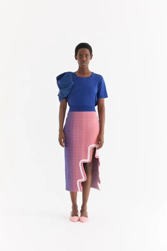 RAGO WAVY MIDI SKIRT sold by PH5