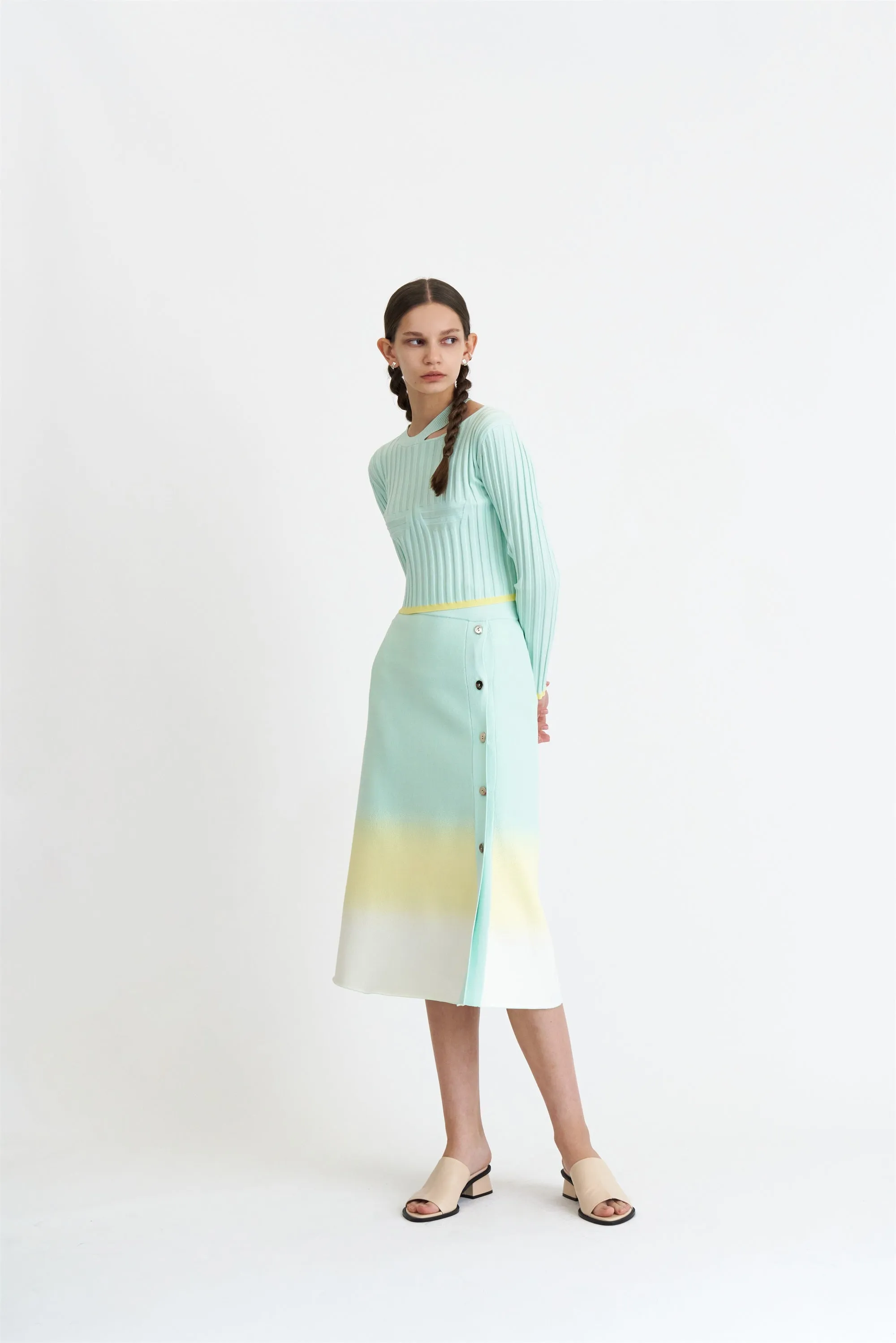 KAFKA A-LINE MIDI SKIRT sold by PH5