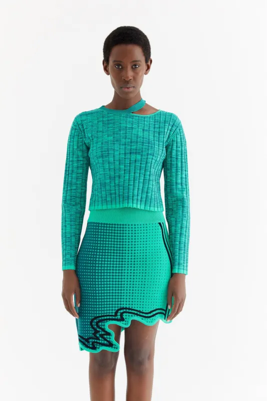 JAMES LONG SLEEVE CROPPED TOP sold by PH5