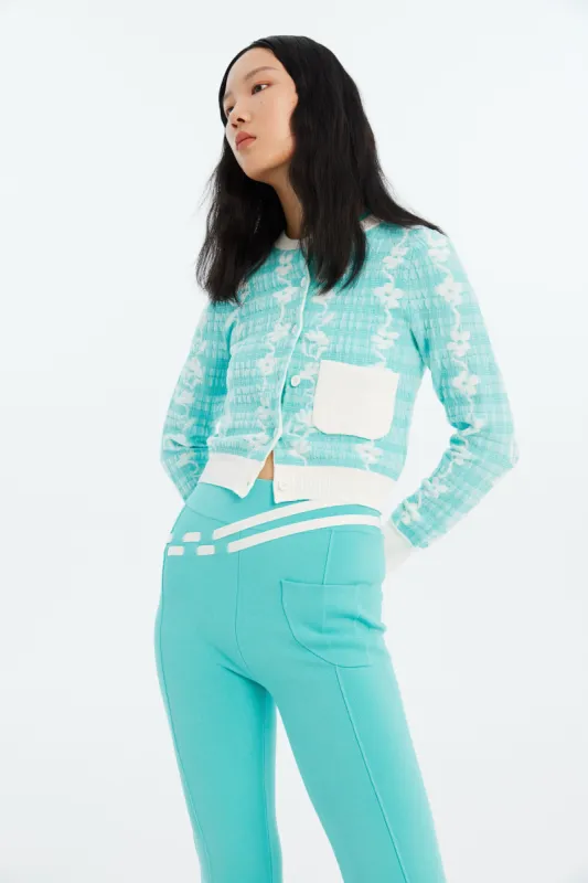 STEVIE FLORAL STITCH ECO CARDIGAN made by PH5