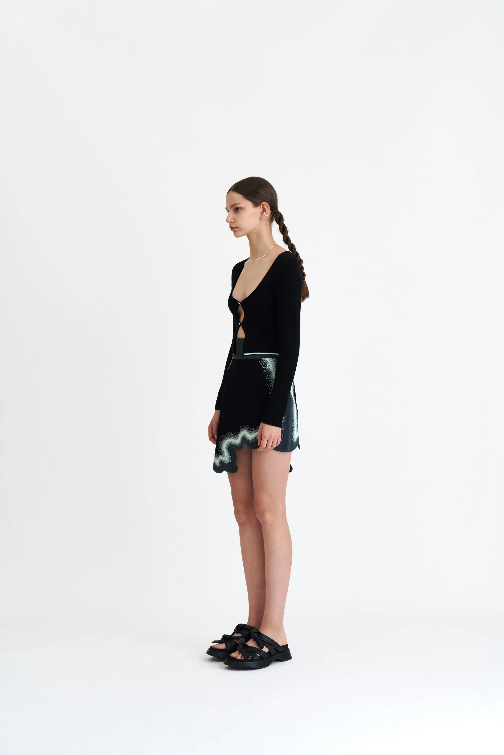 DEGAS MERINO WOOL CROPPED CARDIGAN sold by PH5 product image thumbnail 3