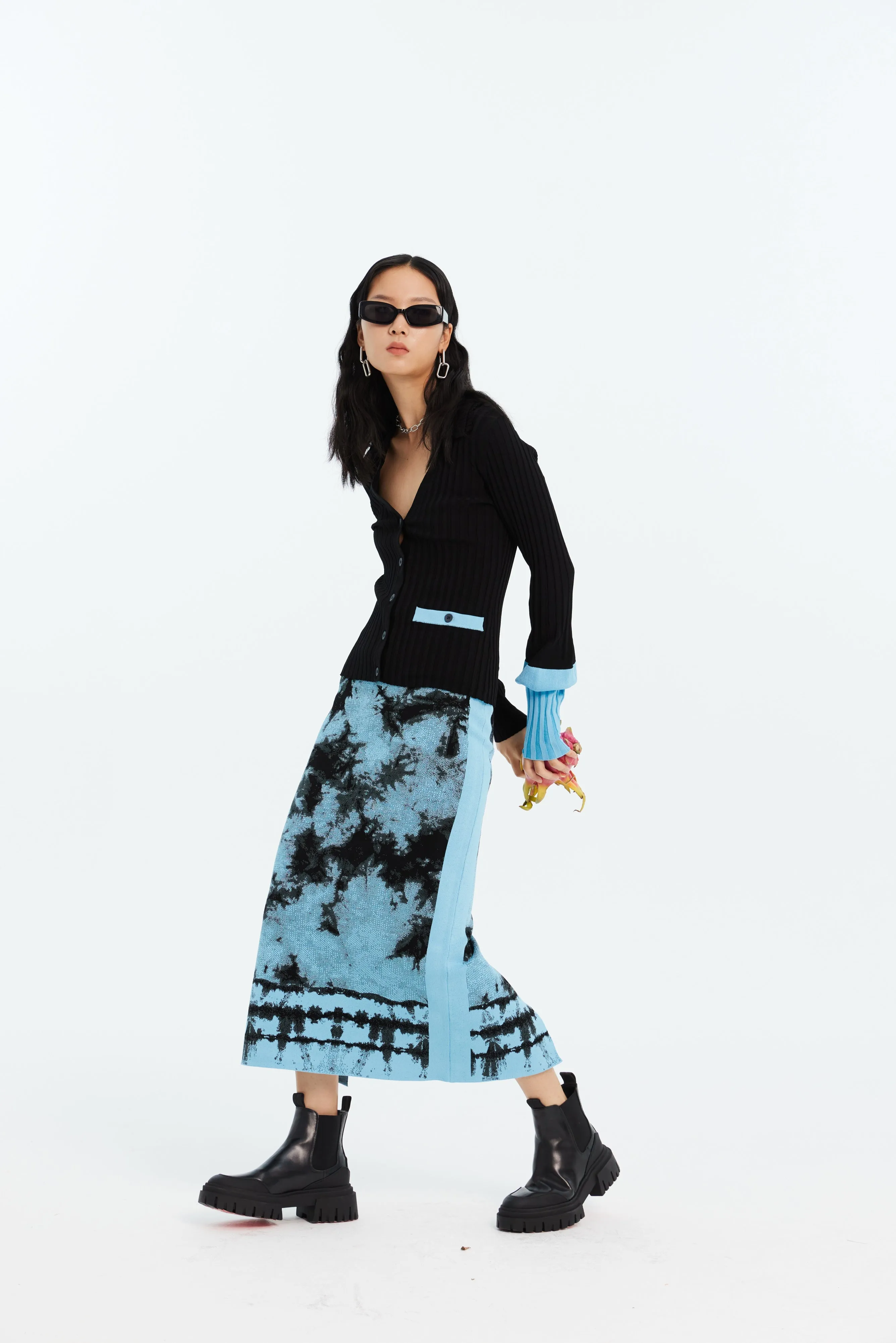 REESE ECO "TIE DYE" MIDI SKIRT sold by PH5 product image thumbnail 2